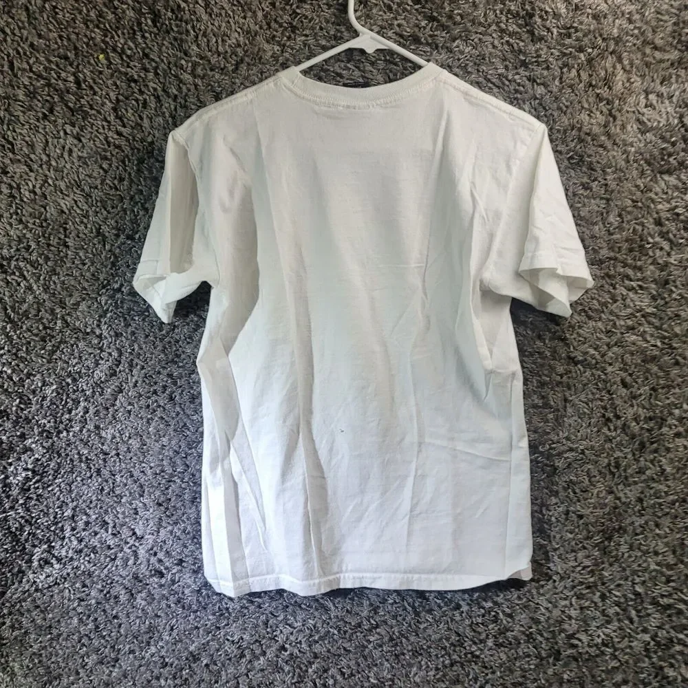Stussy Sz Small logo T Shirt from the early 2000s Has Stain On Shoulder Pls See - Picture 7 of 9